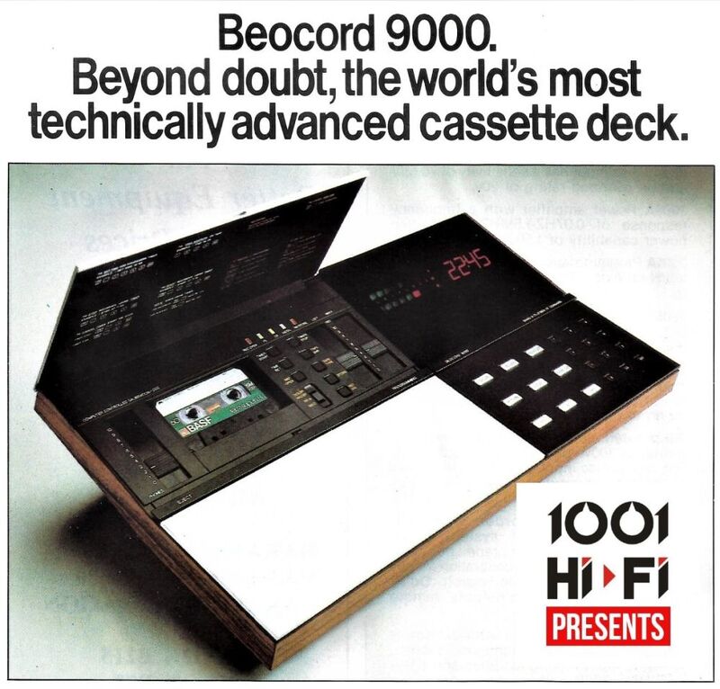 BANG & OLUFSEN BEOCORD 9000
​(DENMARK 1982)