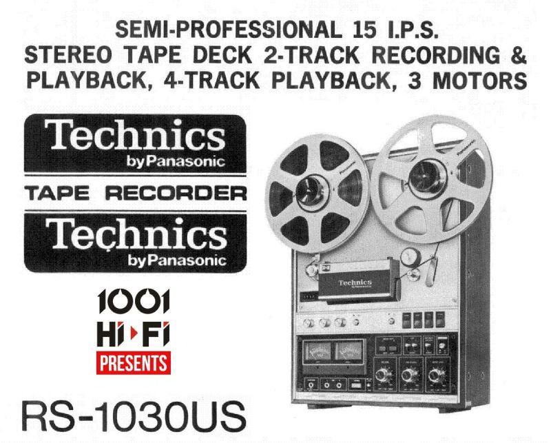 TECHNICS RS-1030US (JAPAN 1975)